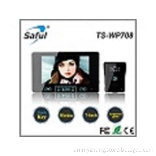 wireless video door phone installation Saful TS-WP708 1V1